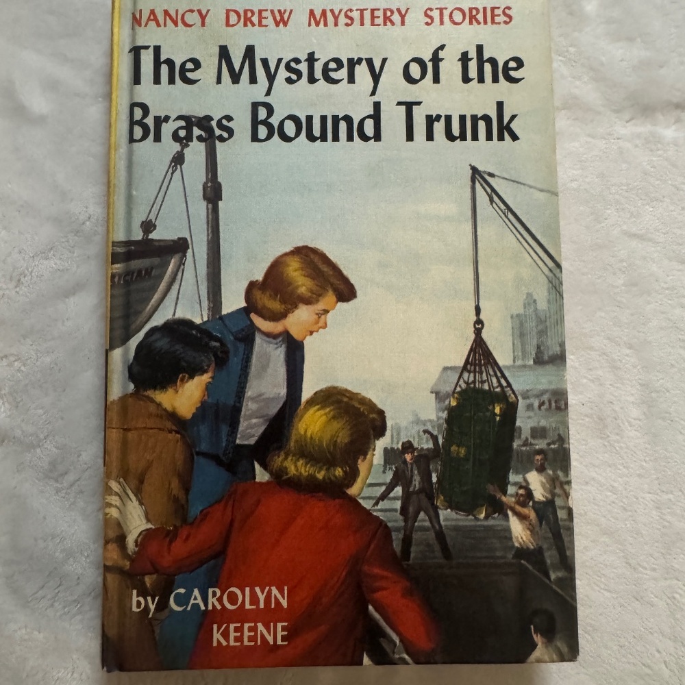 VTG Nancy Drew #17 "The Mystery of the Brass-Bound Trunk" Hardcover Book